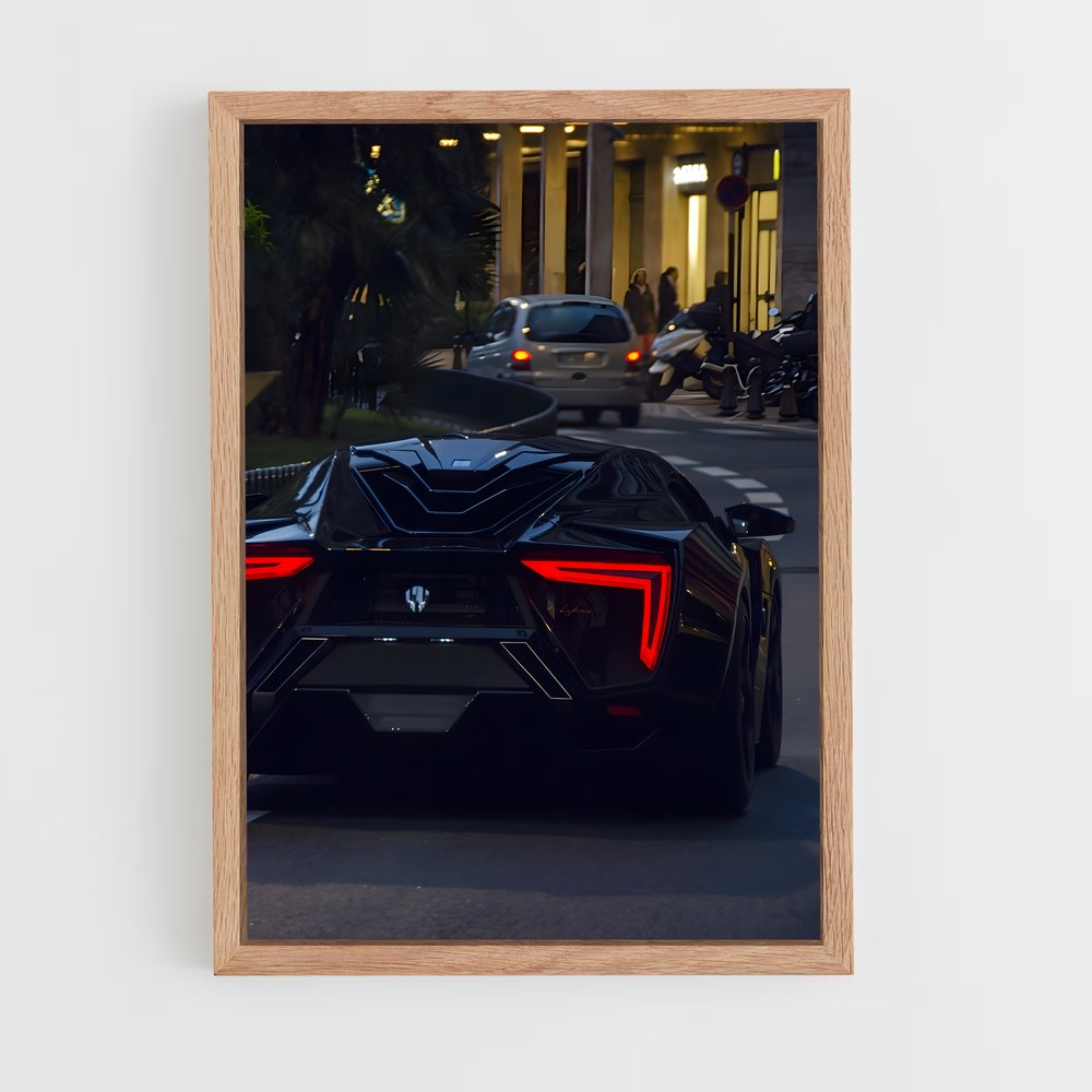 Poster Lykan Hypersport éclatant – affiche W Motors (vue 4)